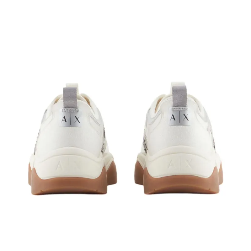 ARMANI EXCHANGEAE Chunky Low Top Casual Shoes Women's Beige-3