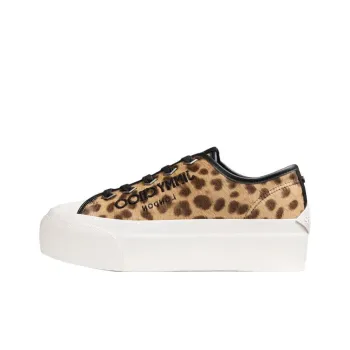 Jimmy Choo PALMA MAXI/F Low-Top Skateboard Shoes Women's Leopard