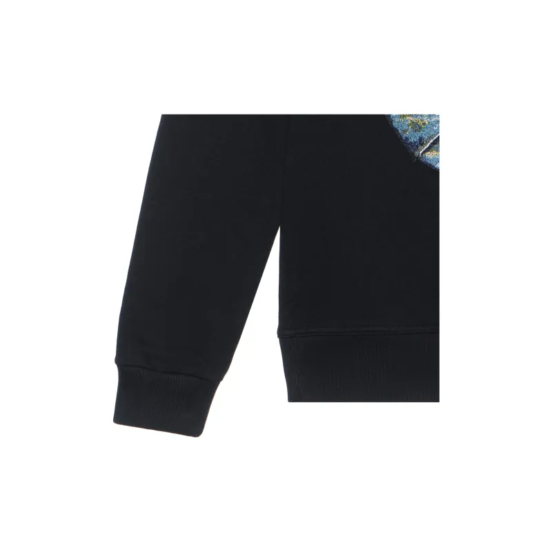 Burberry Cotton Sports Sweatshirt Men's Black-8