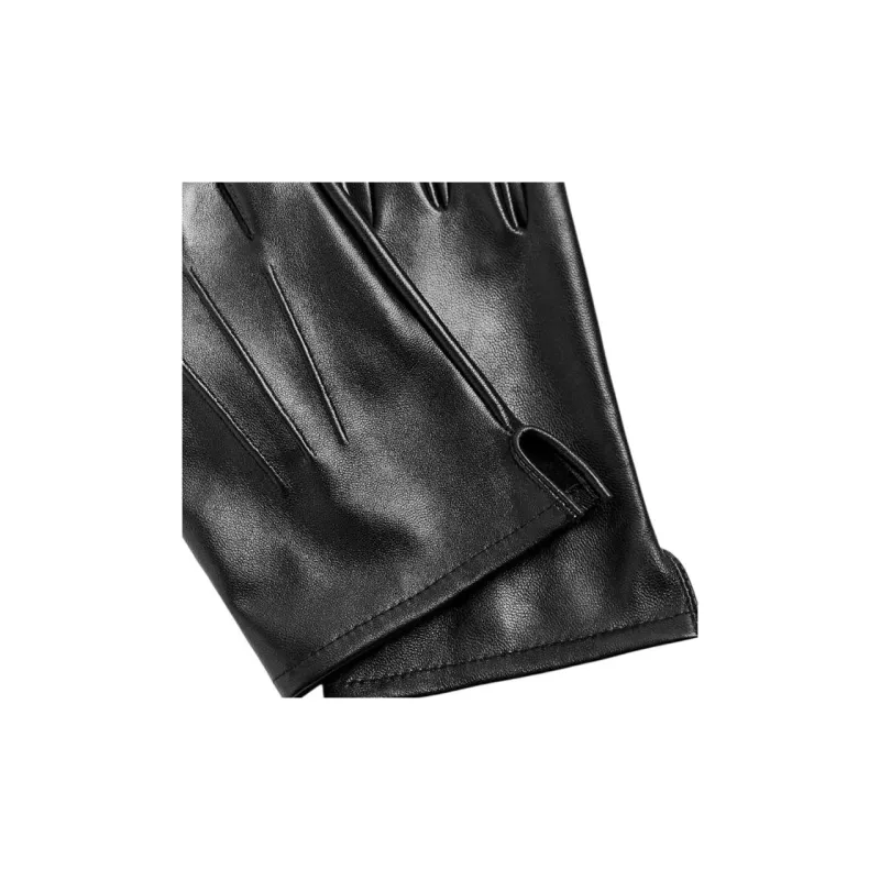 ZARA Sheepskin Gloves Unisex Black-1