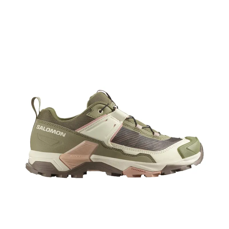 SALOMON Anti Slip Wear Resistant Low Top Outdoor Shoes Women's Green-1