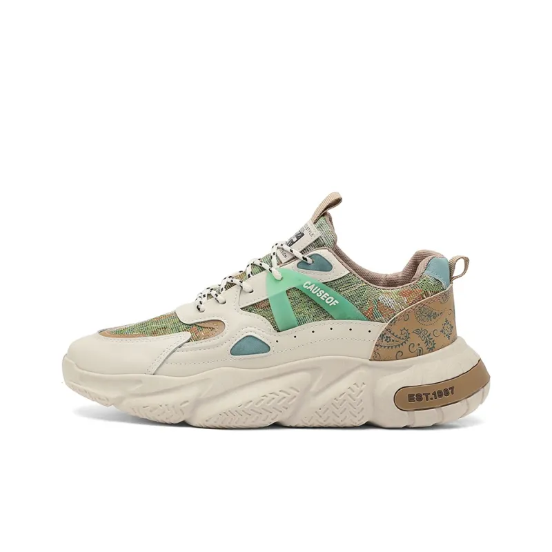 Yalu Low Top Chunky Sneakers Men's-4