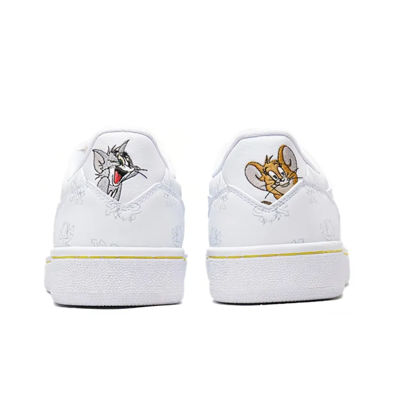 XTEP Tom And Jerry Collaboration Low Top Skateboard Shoes Men's White-3