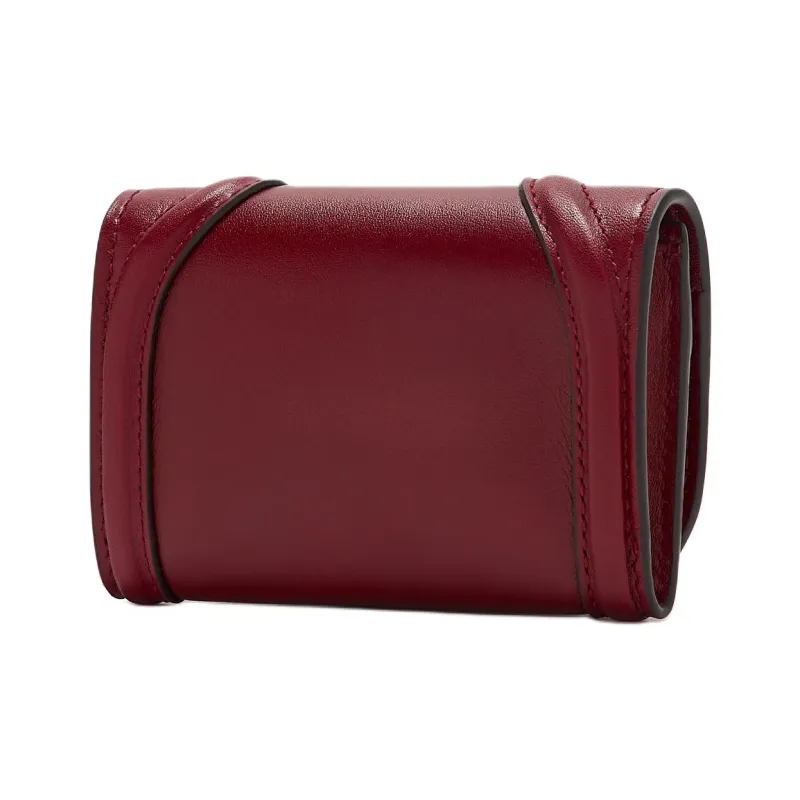 GUCCI Blondie Calfskin Card Holder Women's Red-1
