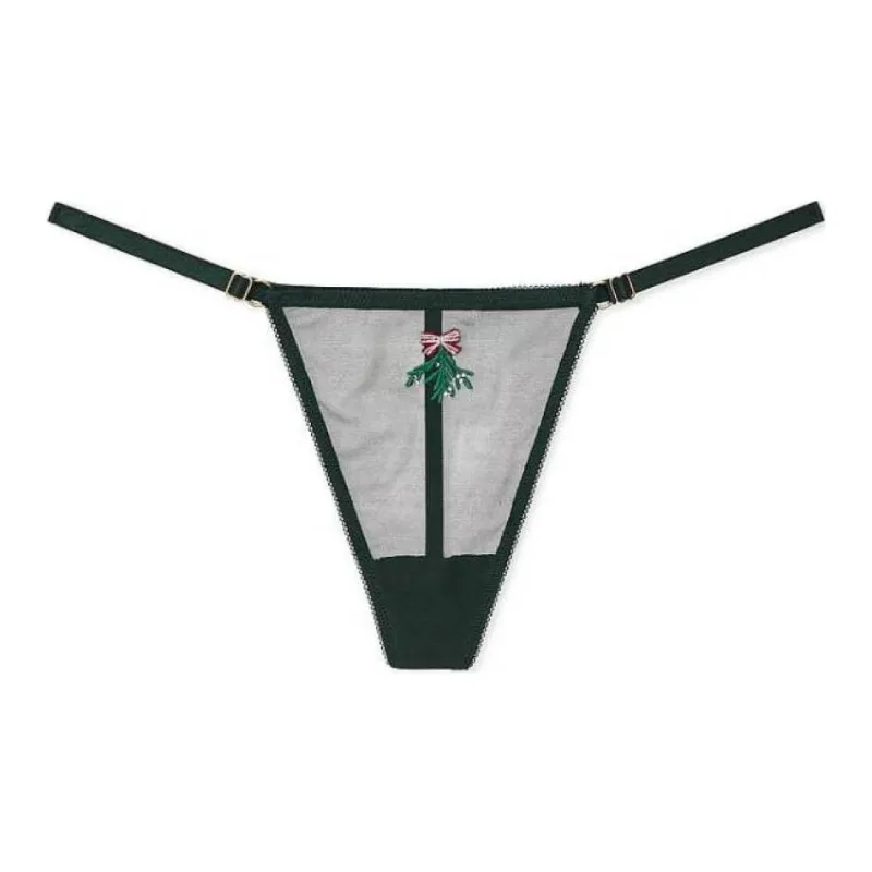 Victoria's Secret 24 Big Show Collection VERY SEXY Underpants Women's 1 Pack Turquoise-0