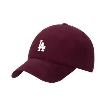 MLB Cotton Baseball Caps Unisex Burgundy