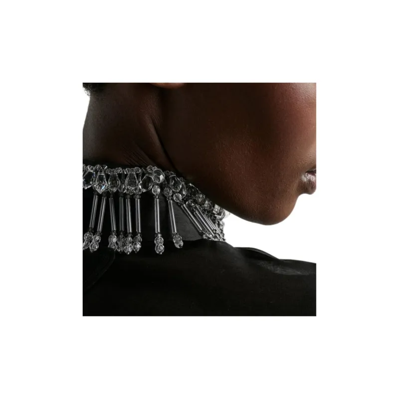 PRADA FW24 Long-Sleeved Dresses Women's Black-4