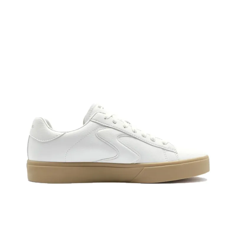 Skechers Anti Slip Wear Resistant Low Top Skateboard Shoes Women's White-1