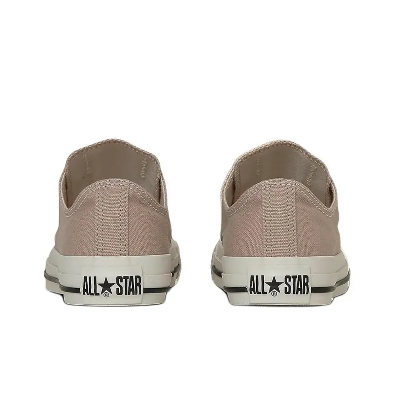 Converse All Star Anti Slip Wear Resistant Low Top Canvas Shoes Unisex Light Khaki-4