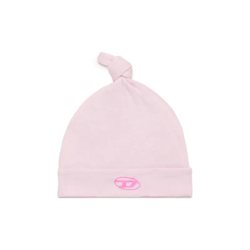 DIESEL Famous Nb Logo Printed Knitted Beanie-0