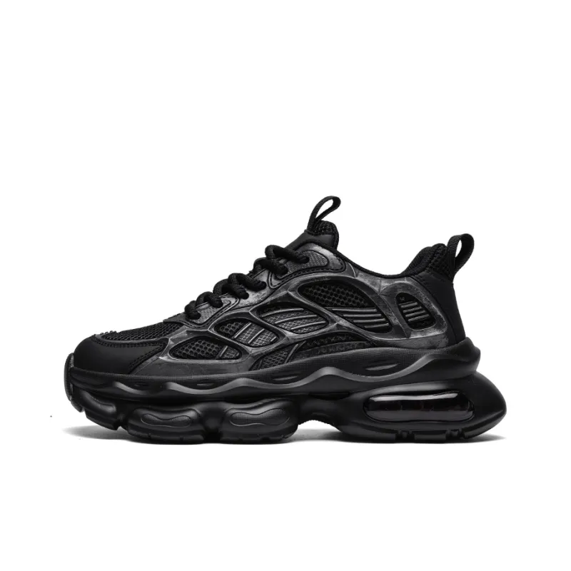 OFFER AITR Anti Slip And Wear Resistant Height Increasing Low Top Chunky Sneakers Men's-0