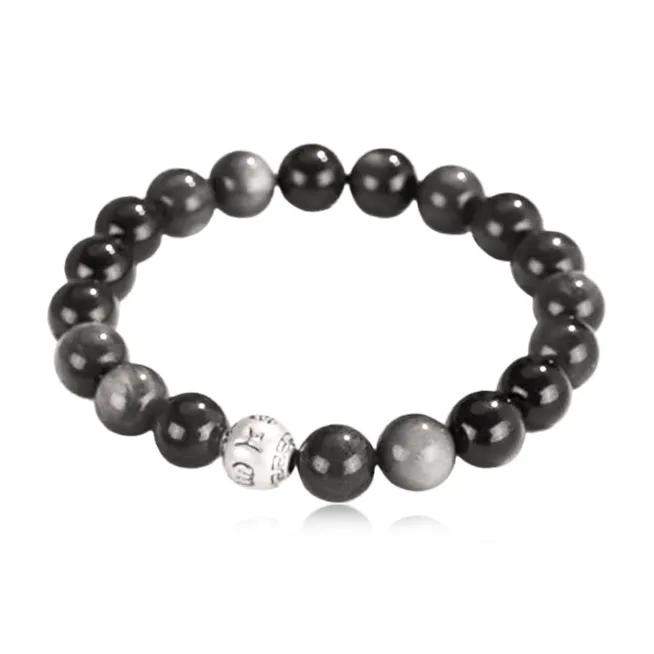 D.K.X Obsidian Bracelets Unisex-4