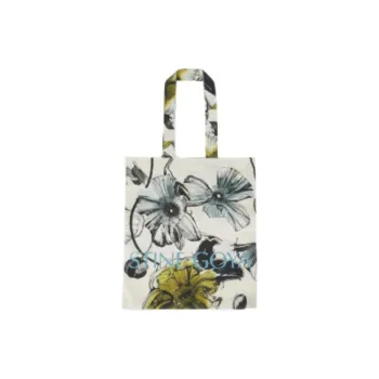 STINE GOYA Cotton Tote Bag Shopping Bag Shoulder Bags Medium Size Women's White