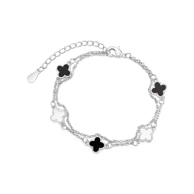 LAOYINFANG Sterling Silver Bracelets Women's-0