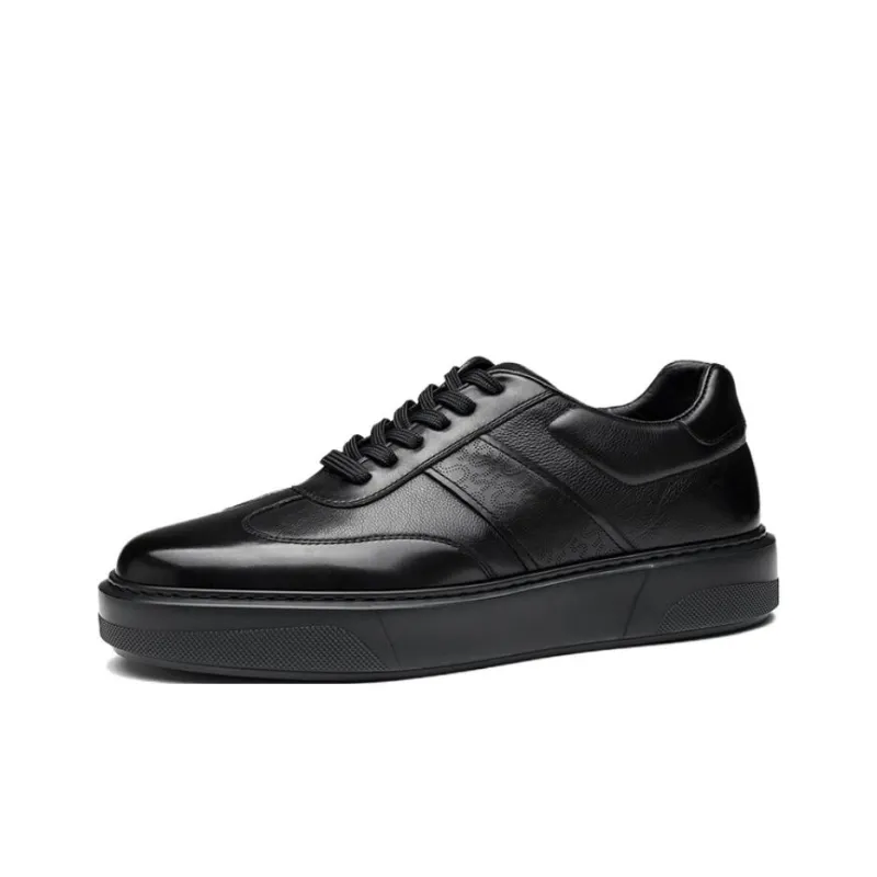 SAINT ANGELO Low Top Skateboard Shoes Men's Black-0