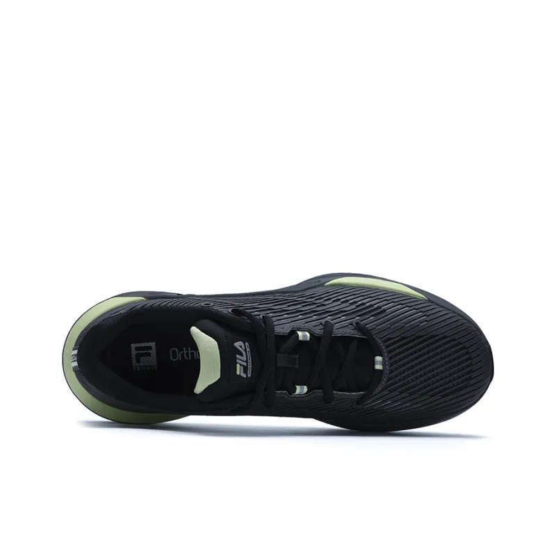 FILA POTENZA Wear resistant And Lightweight Low Top Training Shoes Men's Black-3