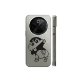 Transparent Black-Black with Shin-Chan Pointing at Butt