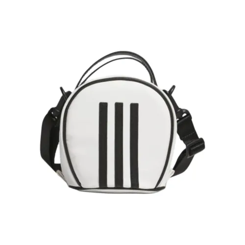 Adidas Polyurethane One Shoulder Handbags Women's White & Black