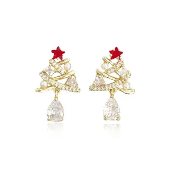 COPI Zircon Stud Earrings Unisex
