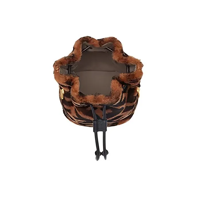 FENDI Mon Tresor Mini Bag In Brown Sheepskin Brown-2