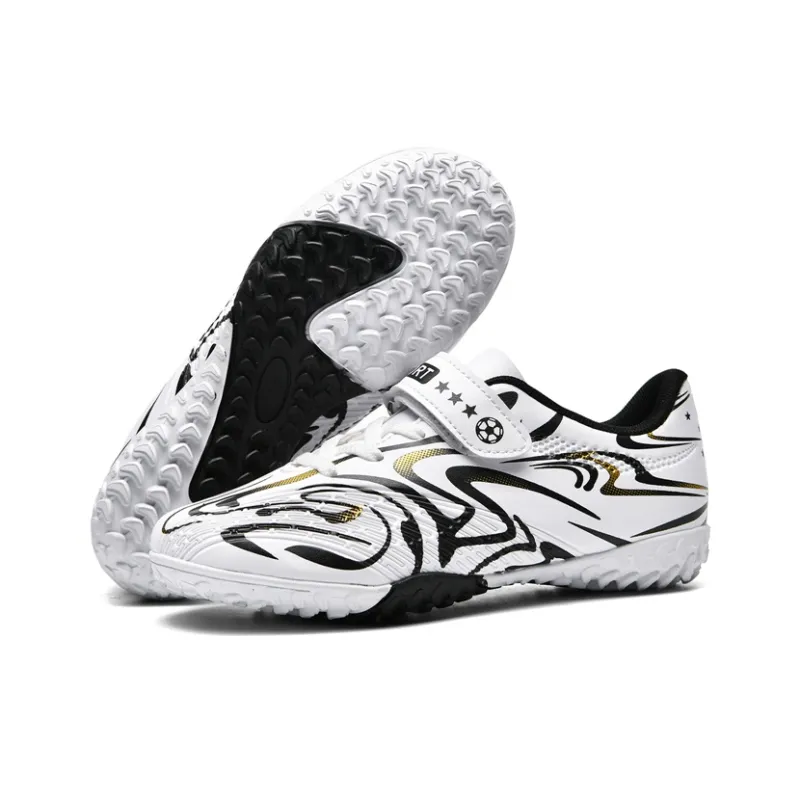 WEJIESS TF Rubber Broken Studs Artificial Ground Soft Ground Firm Ground Anti-Slip Wear-Resistant Soccer Shoes Unisex-7