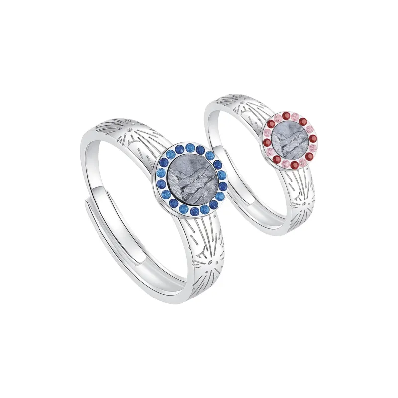 XIAOHANGJIA·TAIKONGZAOWU 925 Sterling Silver Rings Unisex-12