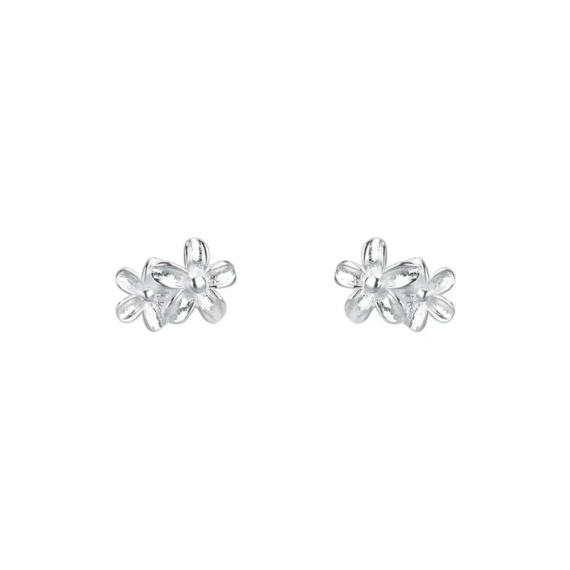 May10th S925 Silver Stud Stud Earrings Women's-0