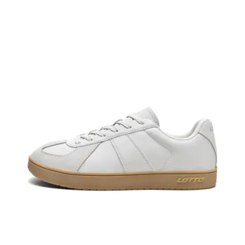 LOTTO Wear resistant And Lightweight Low Top Skateboard Shoes Unisex White