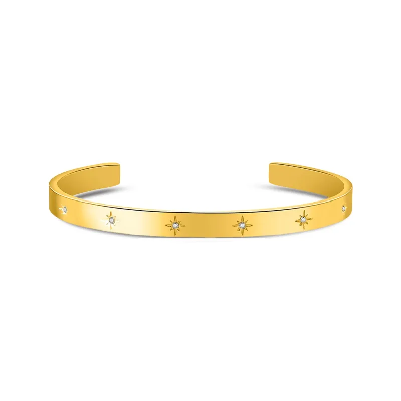 ACROWM Titanium Steel Bangles Unisex-6