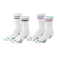 Brown Blue Stripes+Blue Red Stripes Professional Basketball Socks[2 Pack]