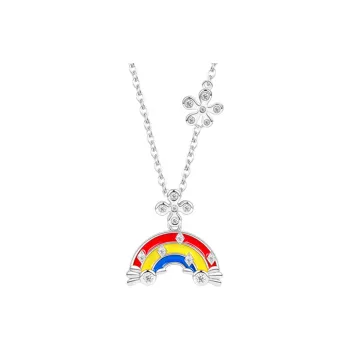 KADER x ×HAIMIANBAOBAO 925 Sterling Silver Necklaces Women's Multicolor Box