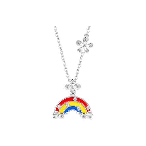 KADER x ×HAIMIANBAOBAO 925 Sterling Silver Necklaces Women's Multicolor Box