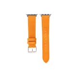 Orange/Suede Cashmere Leather Strap