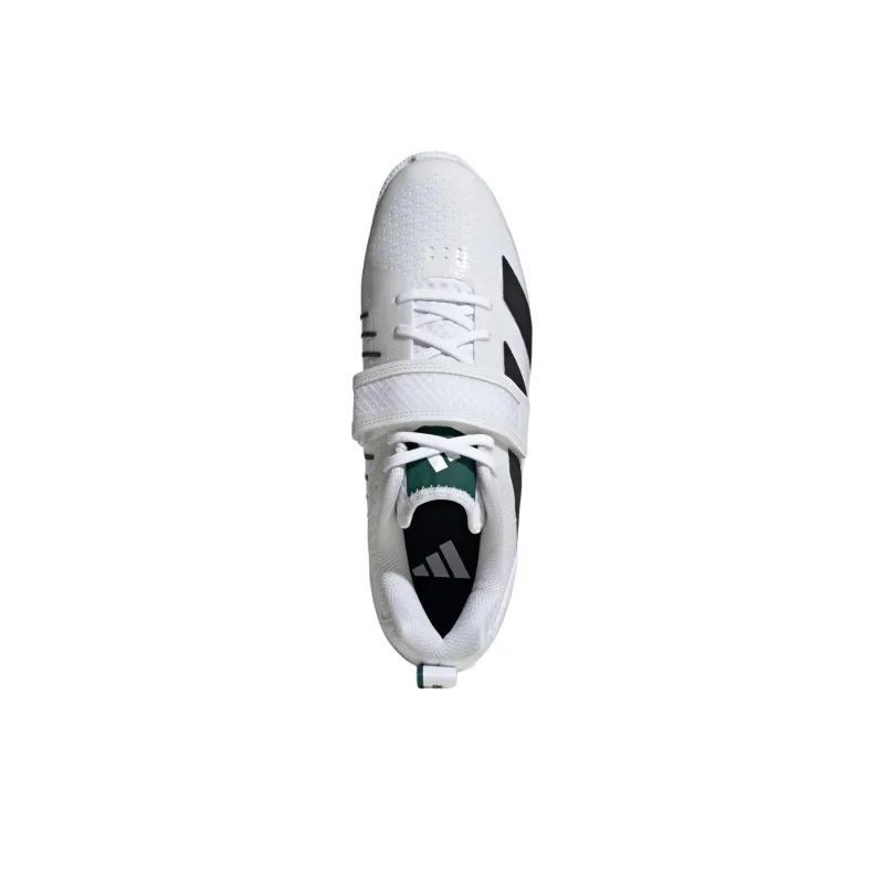 Adidas Adipower 3 Cloud White Core Black Collegiate Green-3
