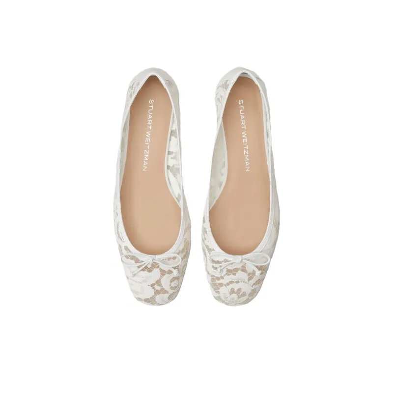 Stuart Weitzman/SW Arabella Casual Single Shoes Women's White-3