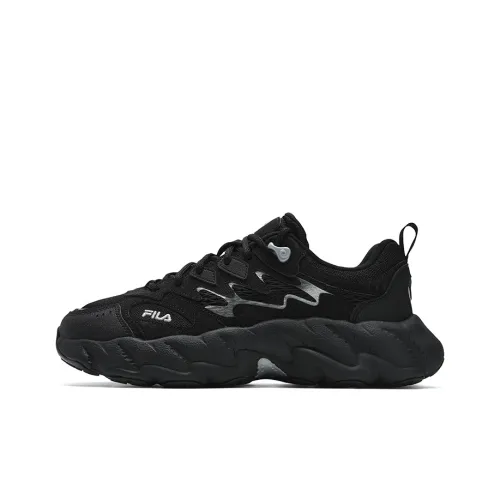 FILA Fern2 Wear resistant And Lightweight Low Top Casual Shoes Men's Black