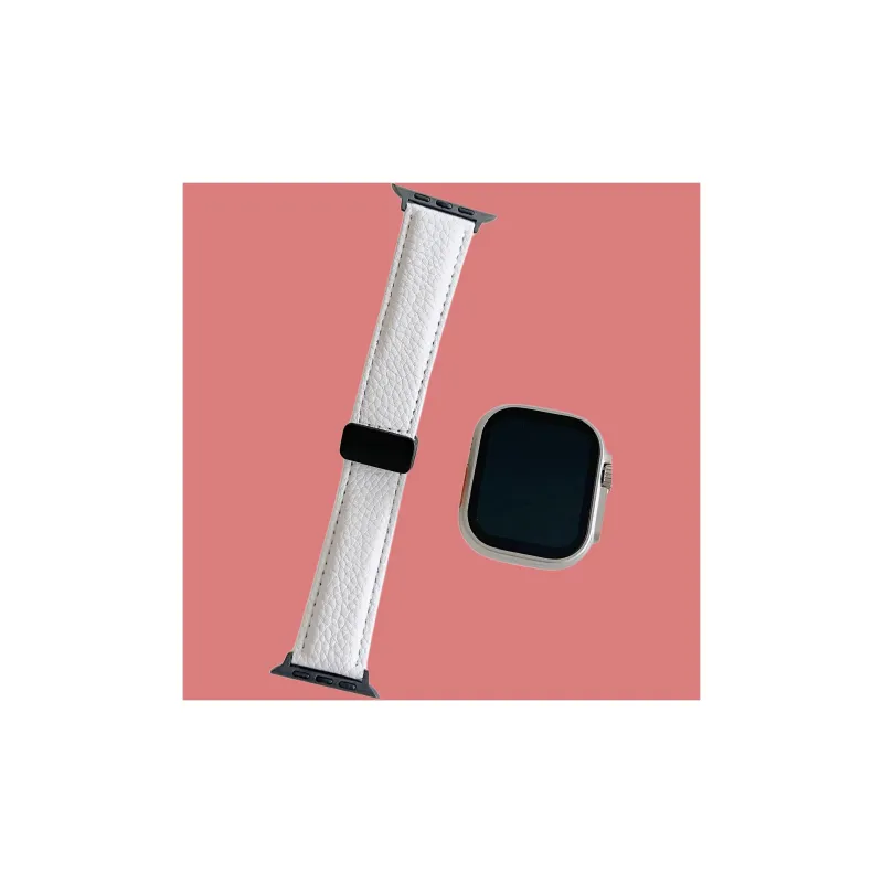 QIZHENG Watch Band Apple Compatibility Leather-1