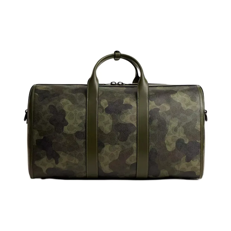 COACH Gotham Coated Canvas Travel Bag Men's Army Green-2