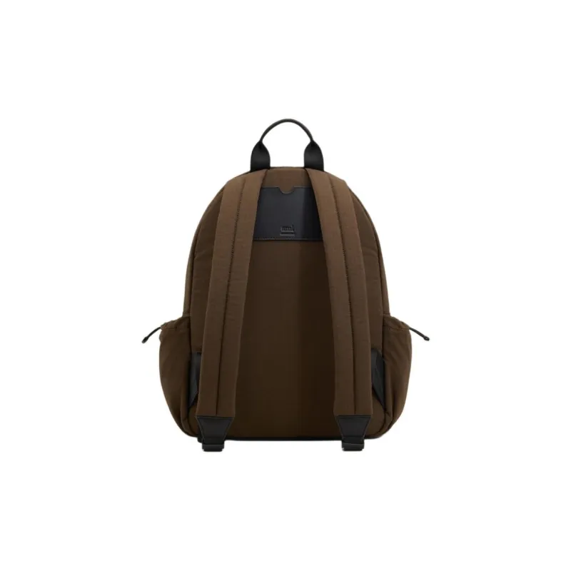 AMIPARIS Fabric Backpack Large Size Unisex Dark Olive Green-2