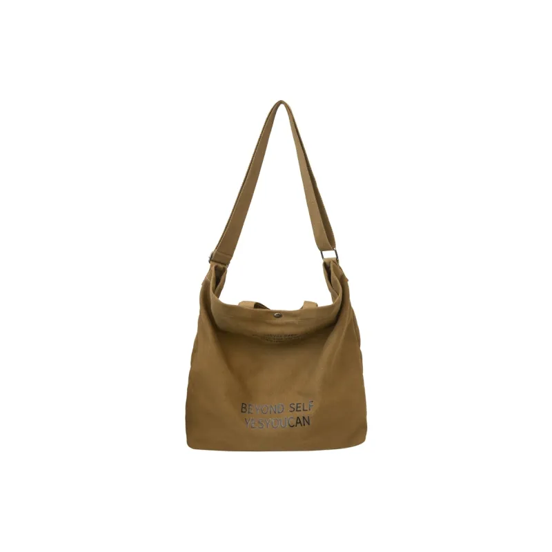 DCLOUD Canvas Handbag Regular Unisex Khaki/Black/Gray/Brown/Green-12