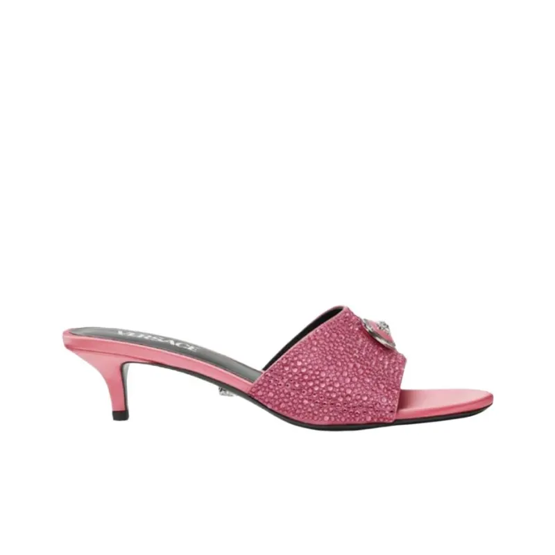 VERSACE Slide Slippers 4.5cm Women's Pink-1