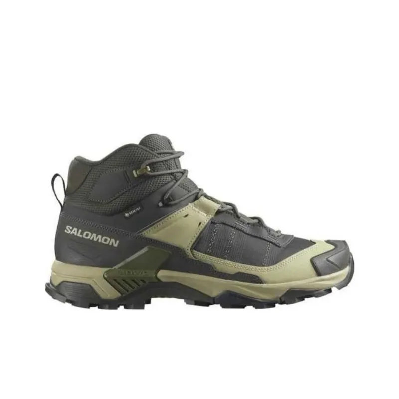 SALOMON X Ultra 5 Mid GORE TEX 'Peat Grey Green'-1
