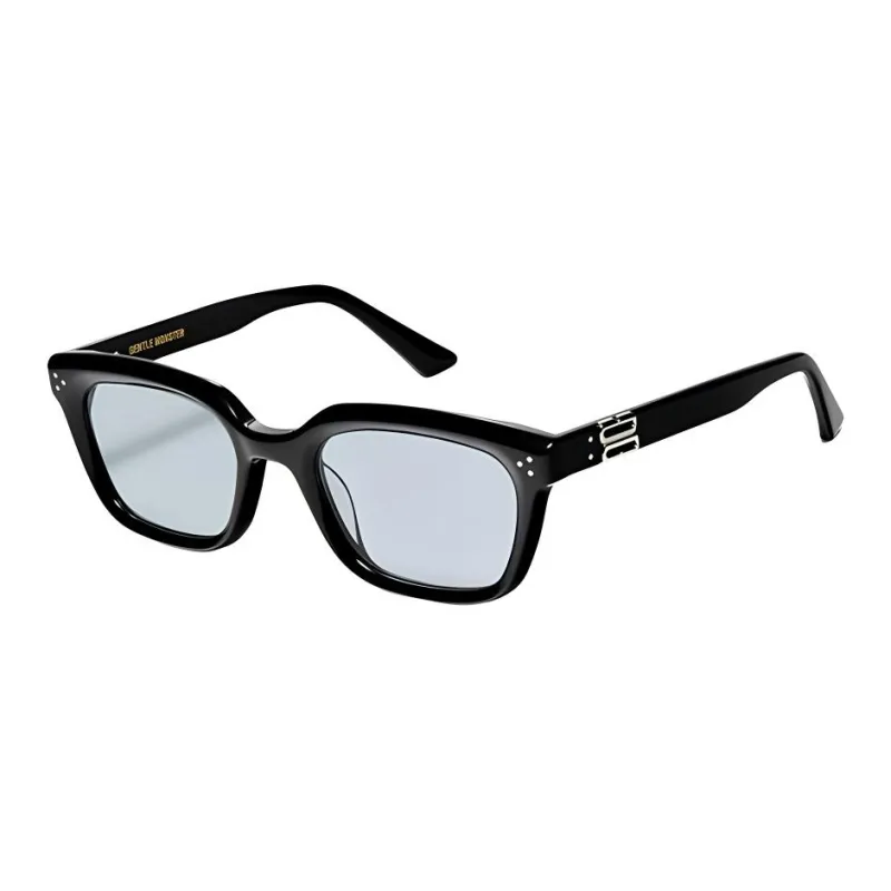 GENTLE MONSTER Plate Frame Rectangular Sunglasses Unisex Black-0