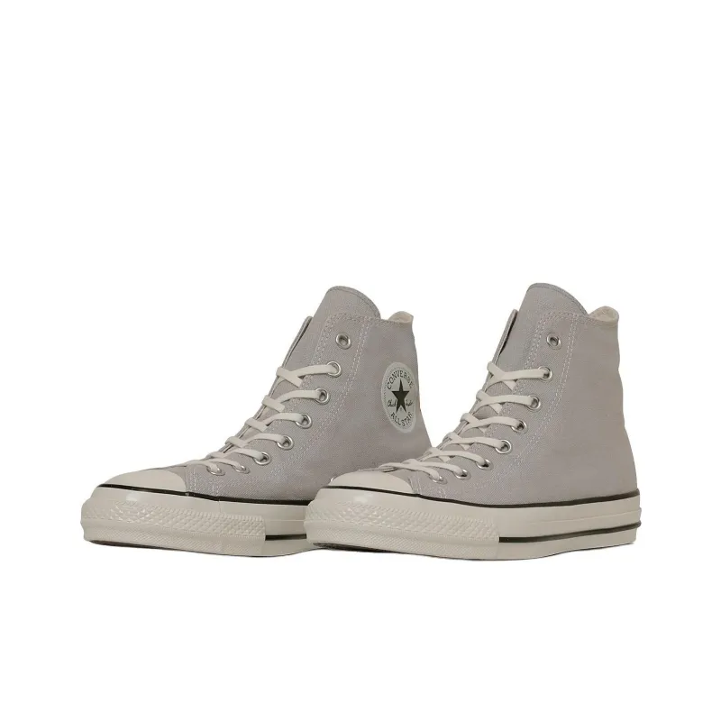 Converse All Star Anti Slip Wear Resistant High Top Canvas Shoes Unisex Gray-1