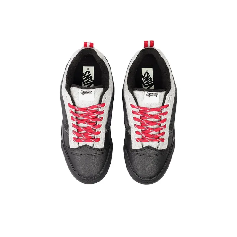 Vans Anti Slip Wear Resistant Low Top Skateboard Shoes Unisex Black-4