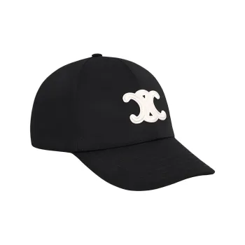CELINE Triomphe Baseball Cap In Cotton