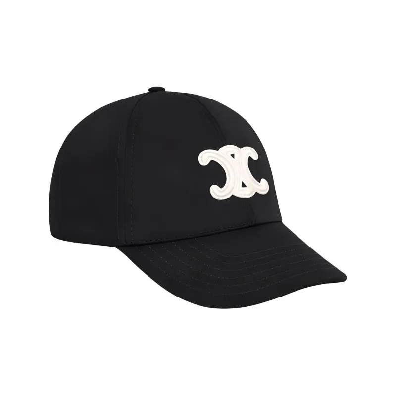 CELINE Triomphe Baseball Cap In Cotton-0