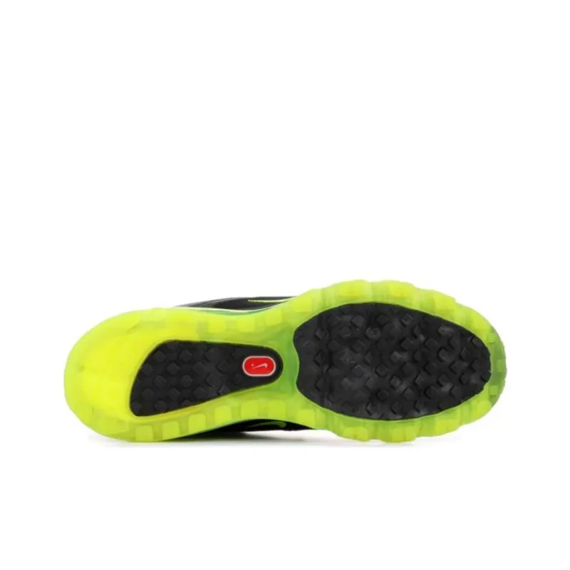 Nike Air Max 24 7 Cushioning, Wear Resistant Low Top Running Shoes Men's Gray Green-4