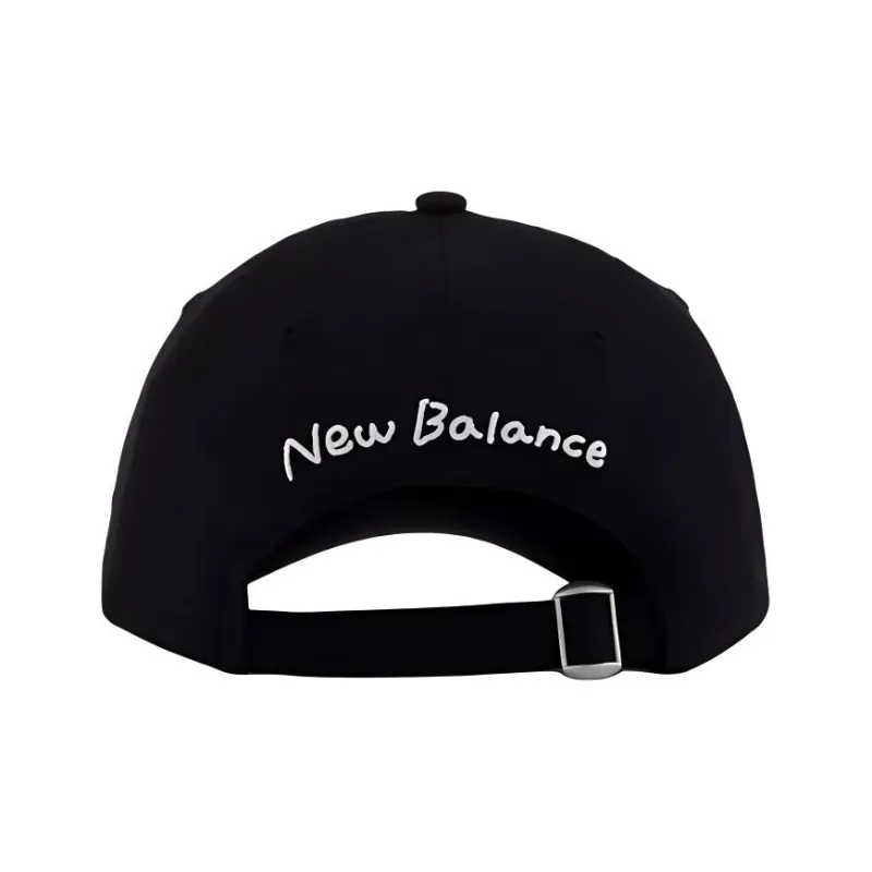 New Balance Polyamide Baseball Caps Unisex Black/White-2