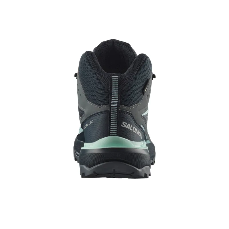 SALOMON X ULTRA 360 Slip Resistant Waterproof Mid Top Hiking Shoes Women's Gray Blue-3